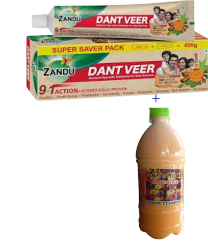Dantveer Zandoo 200gm * 2 =400gm+Safe Home floor cleaner