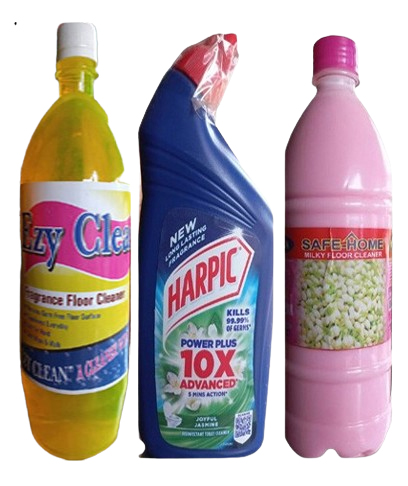 Fest Combo of 3 units Ezy Cleaner, Harpic, Safe Home Clean No 1 (Pack of 1 P1) 