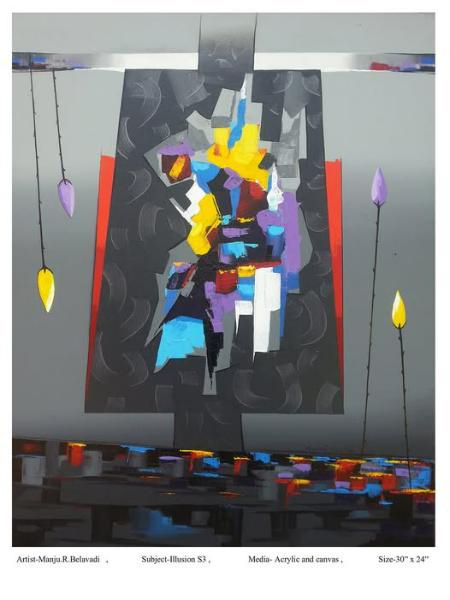 Acrylic Canvas Painting 