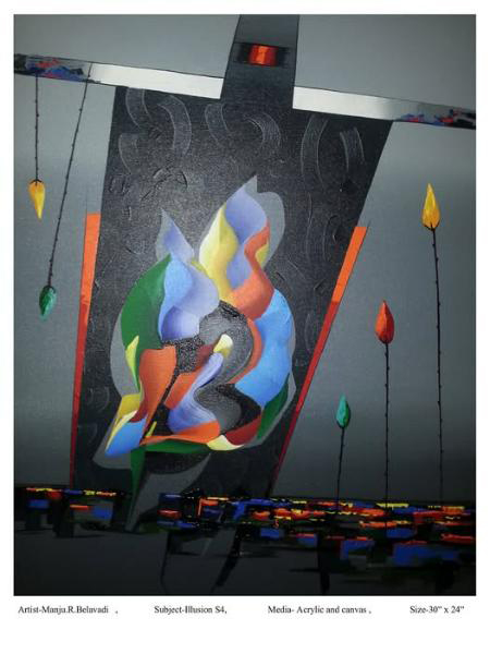 Acrylic Canvas Painting 