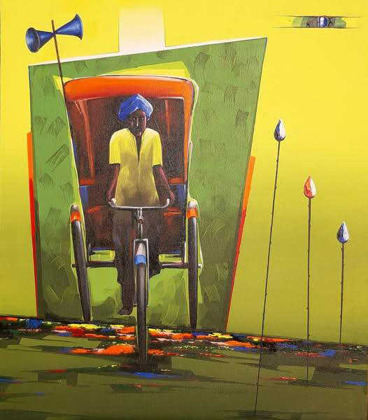 Acrylic Canvas Painting 