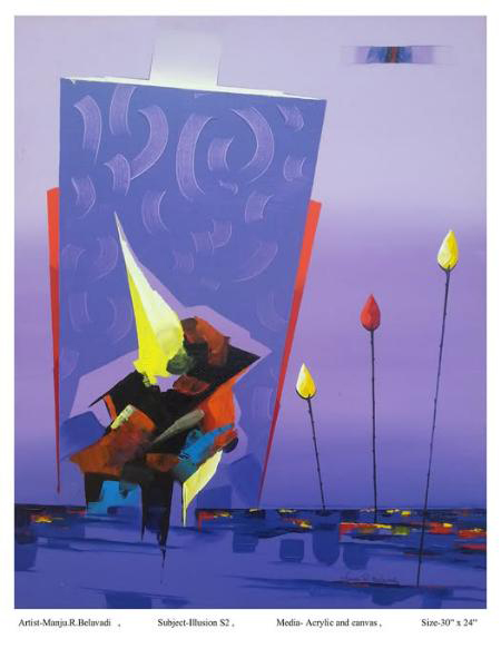 Acrylic Canvas Painting 