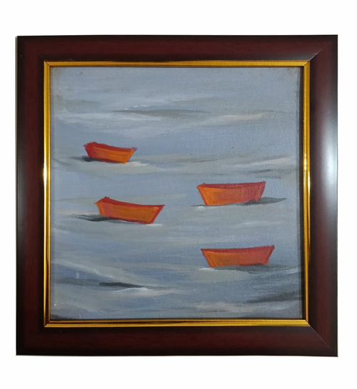 Acrylic Painting Canvas 12*12 size