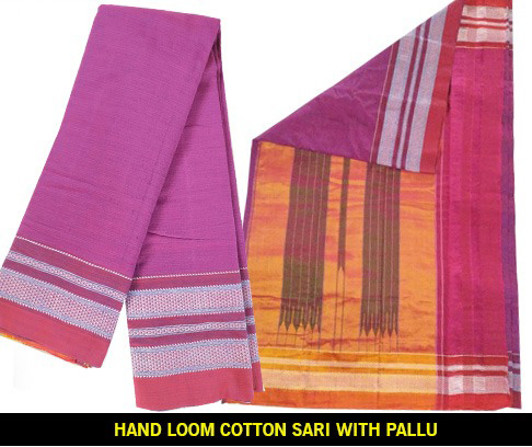 Pure Cotton Handloom Sari directly from Manufacturer.