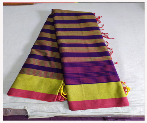 Pure Cotton Handloom Sari directly from Manufacturer.