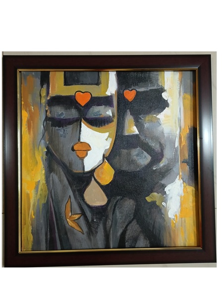 Acrylic Painting Canvas 12*12 size