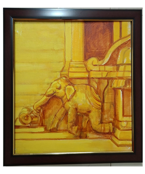 Acrylic Painting Canvas 12*12 size