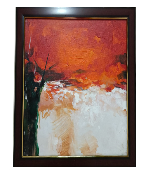 Acrylic Painting Canvas 12*12 size