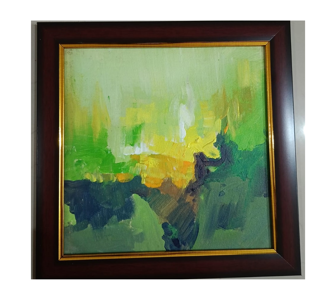 Acrylic Painting Canvas 12*12 size