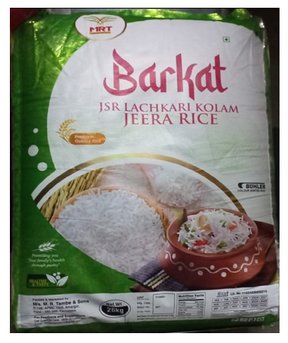 Barkat Kollam Jira Rice 26Kg