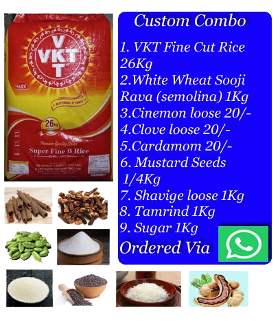 Custom Combo2 Ordered Via WhatsApp