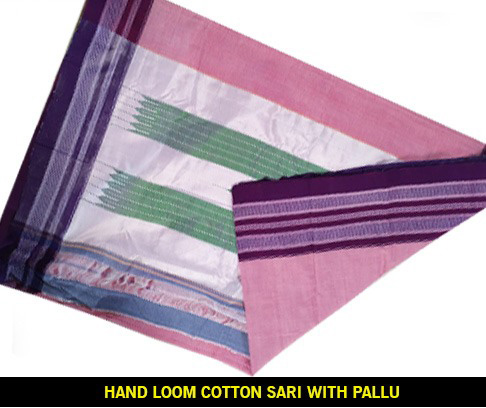 Pure Cotton Handloom Sari directly from Manufacturer.